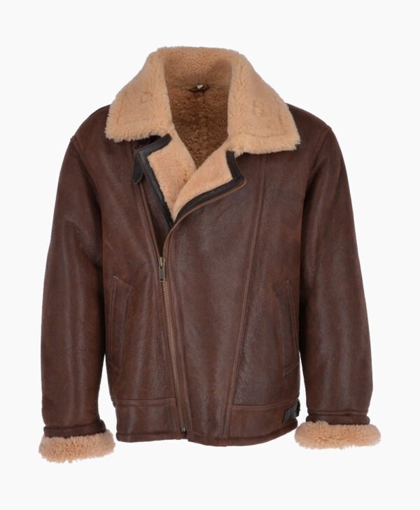 Men's Sheepskin Jacket Brown Virginia