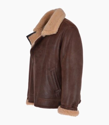 Men's Sheepskin Jacket Brown Virginia