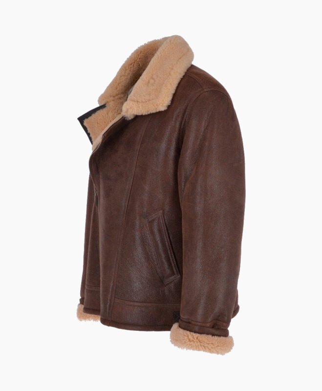 Men's Sheepskin Jacket Brown Virginia