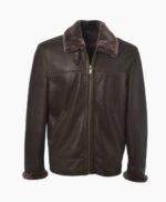 Men's Sheepskin Jacket Dark Brown Colorado