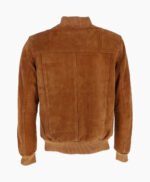 Men's Suede Bomber Jacket Tan Mesa