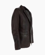 Men's Leather Blazer Brown Newark