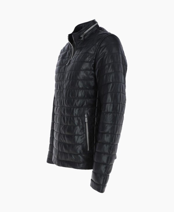 Men's Leather Jacket Black Riverside