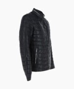 Men's Leather Jacket Black Riverside