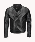 Men's Leather Jacket Black Toledo