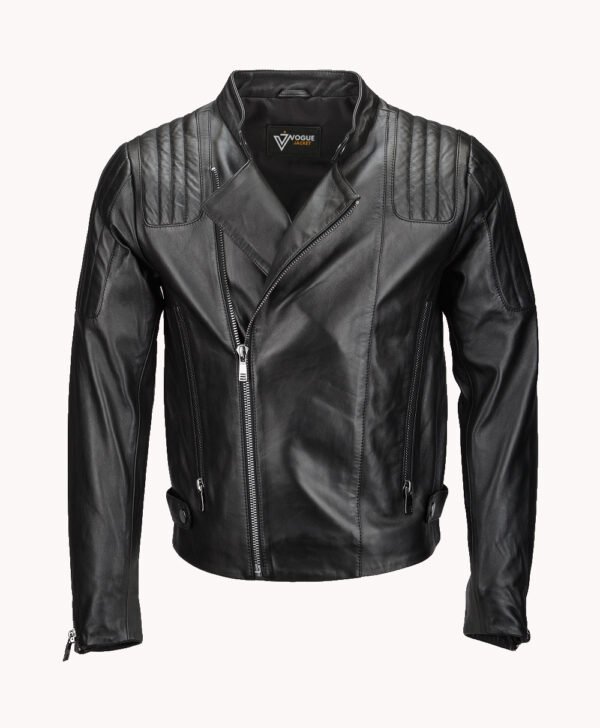 Men's Leather Jacket Black Toledo