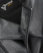 Men's Leather Jacket Black Toledo