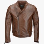 Men's Leather Jacket Brown Toledo