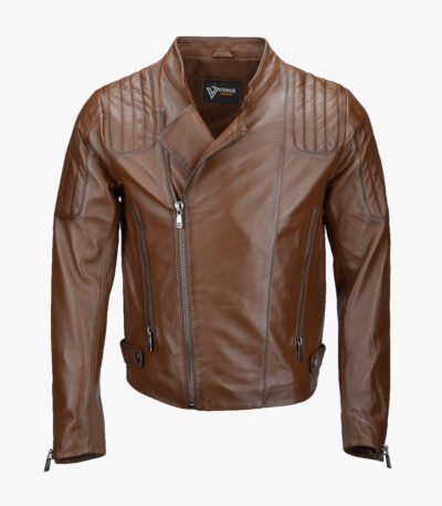 Men's Leather Jacket Brown Toledo