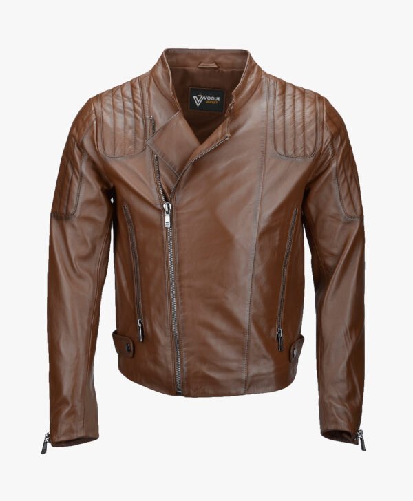Men's Leather Jacket Brown Toledo