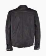 Men's Leather Shirt Black Chandler