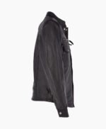 Men's Leather Shirt Black Chandler