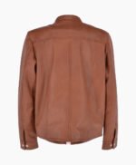 Men's Leather Shirt Brown Chandler