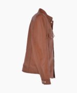 Men's Leather Shirt Brown Chandler