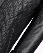 Men's Lambskin and Sheepskin Coat Black Akron