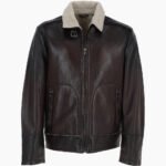 Men's Leather Jacket Brown Elgin