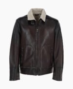 Men's Leather Jacket Brown Elgin