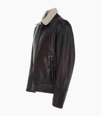 Men's Leather Jacket Brown Elgin