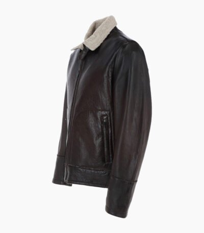 Men's Leather Jacket Brown Elgin
