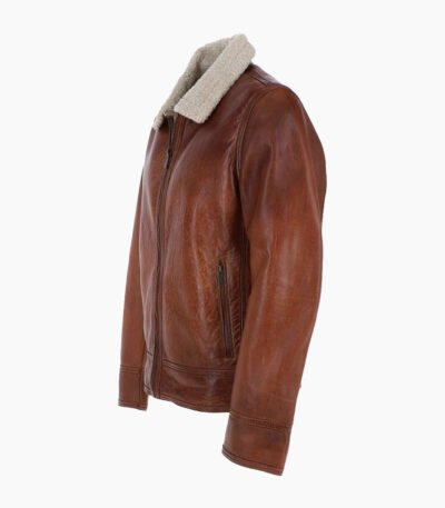 Men's Leather Jacket Brown Hinsdale