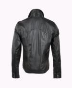 Men's Leather Shirt Jacket Black Rochester