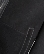 Men's Sheepskin Jacket Black Oak
