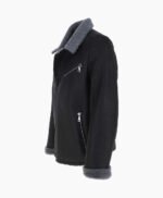 Men's Sheepskin Pilot Jacket Black Vancouver