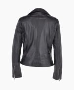 Women's Leather Biker Jacket Black Florence