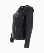 Women's Leather Jacket Black Cordova