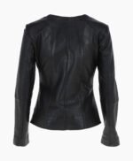 Women's Leather Jacket Black Cordova