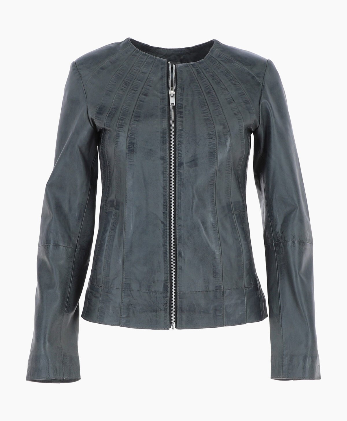 Women's Leather Jacket Grey Cordova Women's Leather Jacket Grey Cordova