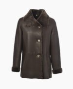 Women's Sheepskin Coat Brown Searcy