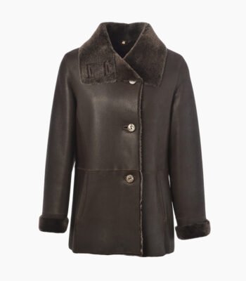 Women's Sheepskin Coat Brown Searcy
