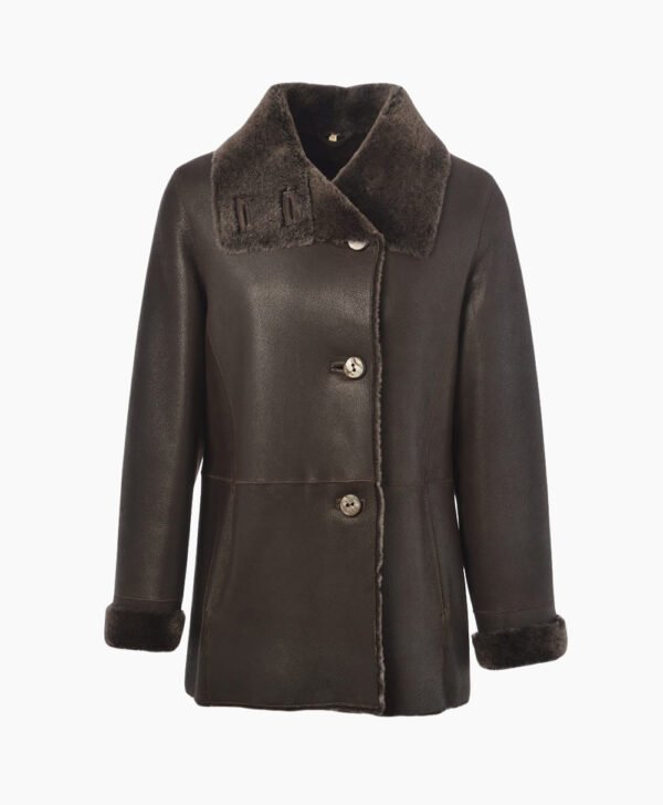 Women's Sheepskin Coat Brown Searcy
