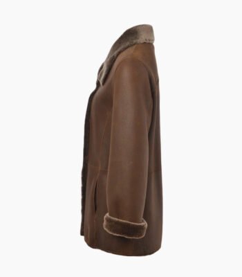 Women's Sheepskin Coat Chocolate Searcy