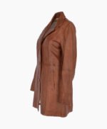 Women's Leather Coat Tan Barstow