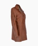 Women's Leather Coat Tan Barstow