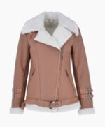 Women's Sheepskin Pilot Jacket Biscuit Chico