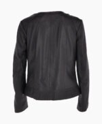 Women's Leather Jacket Black Carmel