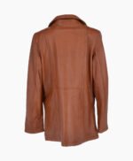 Women's Leather Coat Tan Novato