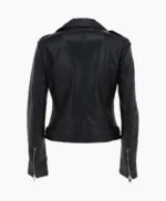 Women's Leather Jacket Black Hayward