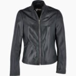 Women's Leather Jacket Black Climax