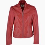 Women's Leather Jacket Red Climax