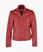 Women's Leather Jacket Red Climax