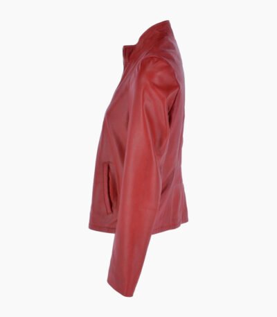 Women's Leather Jacket Red Climax