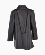 Women's Leather Coat Black Groton