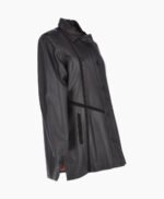 Women's Leather Coat Black Groton