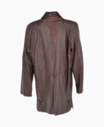 Women's Leather Coat Chocolate Groton