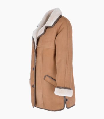 Women's Sheepskin Coat Biscuit Seymour