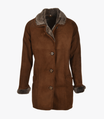 Women's Sheepskin Coat Brown Seymour
